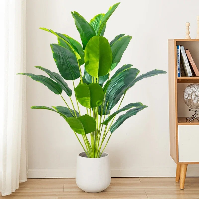 Monstera Adansonii - Plantes artificielles 67-112 cm, grand palmier