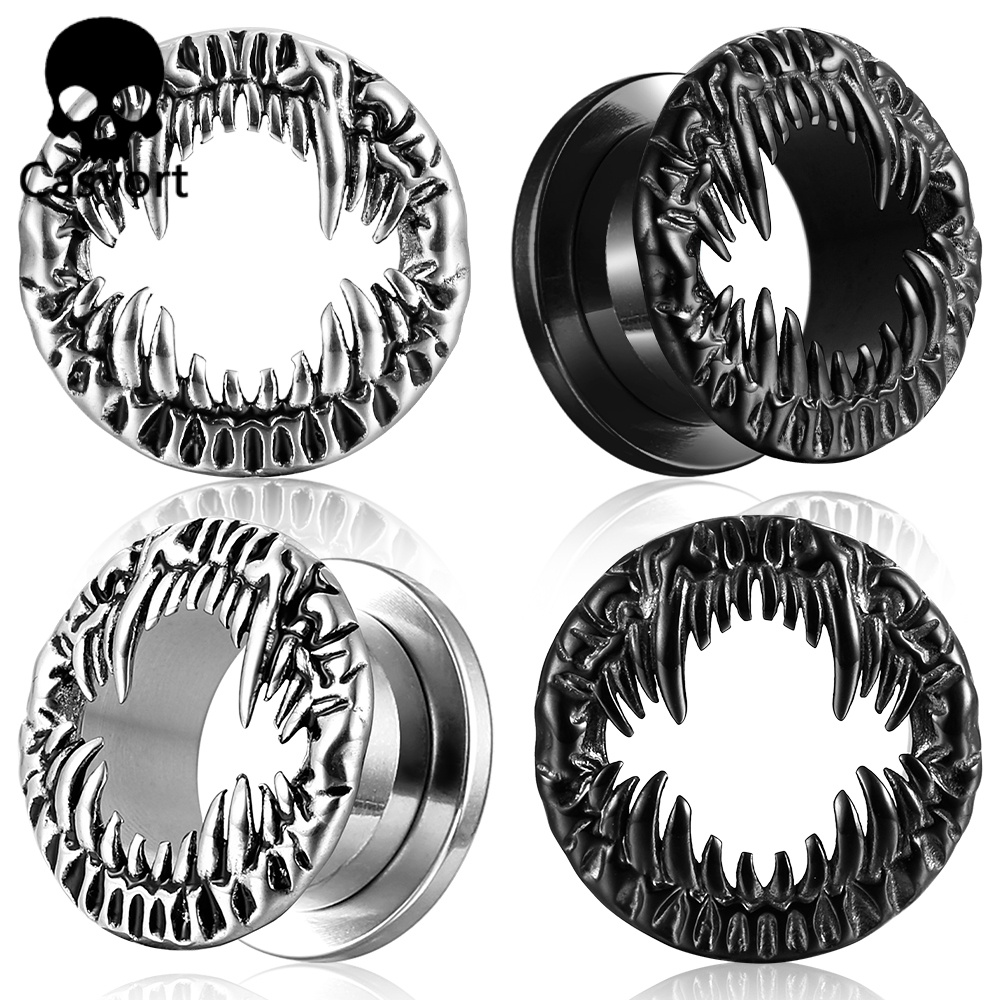 Casvort 2PCS Tunnels d'oreille - Monstera Adansonii avis et prix