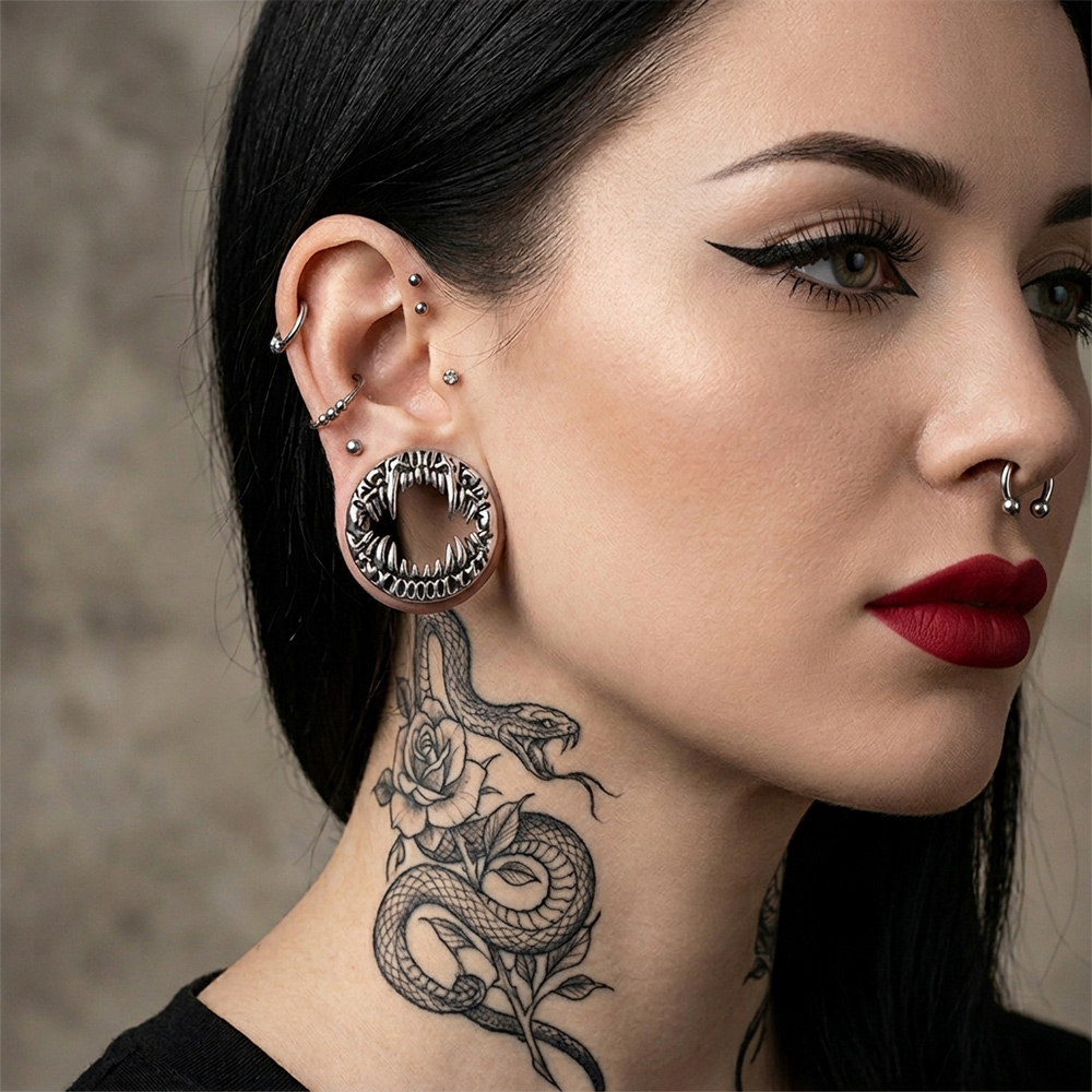 Casvort 2PCS Tunnels d'oreille - Monstera Adansonii avis et prix